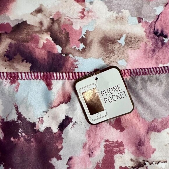 Activ8  High Waisted Tie Dye Leggings Polyester Spandex Blend Pink Size Women S - Picture 4 of 16